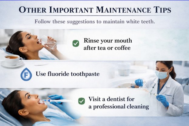 Tips to Maintain White Teeth