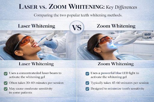 Laser vs Zoom Whitening