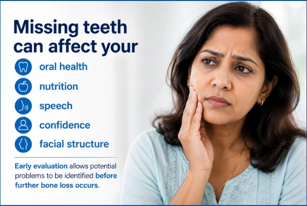 Missing teeth can affect your oral health